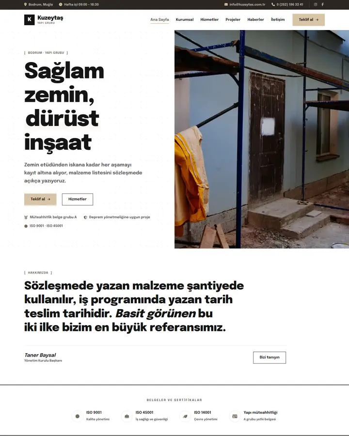 Tema 02 – Brütalist tasarım önizlemesi