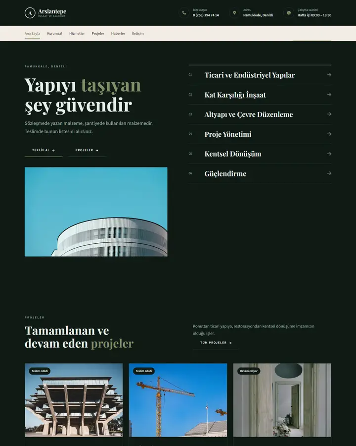 Tema 22 – Lüks & Zarif tasarım önizlemesi
