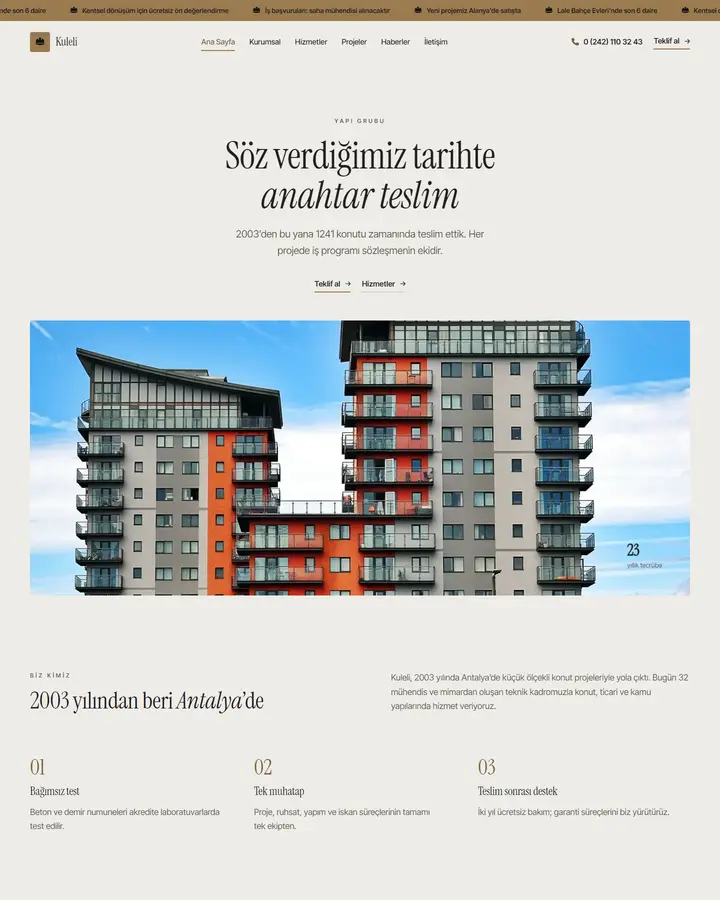 Tema 25 – Minimal tasarım önizlemesi