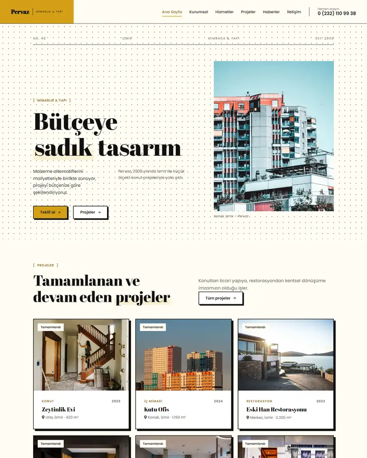 Tema 48 – Brütalist tasarım önizlemesi